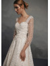 Glitter Lace Elegant Wedding Dress